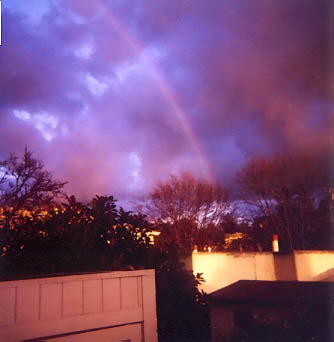 Rainbow over Berkeley Hills